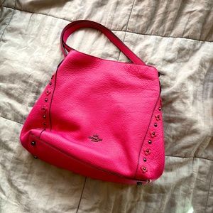 Coach Shoulder Bag with Multiple Pockets